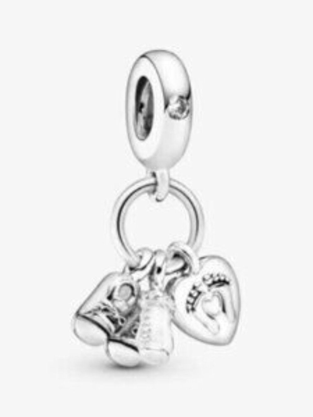 Pandora Baby Bottle and Shoes Dangle Charm